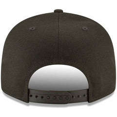 Los Angeles Dodgers Script Logo Black on Black 9FIFTY Snapback Adjustable Hat Black