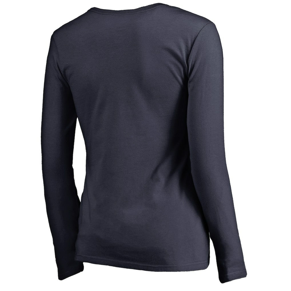 Chicago Bears Women's Graceful Long Sleeve V-Neck T-Shirt - Navy online