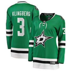 John Klingberg Dallas Stars Fanatics Women's Breakaway Player Jersey - Kelly Green Jerseys