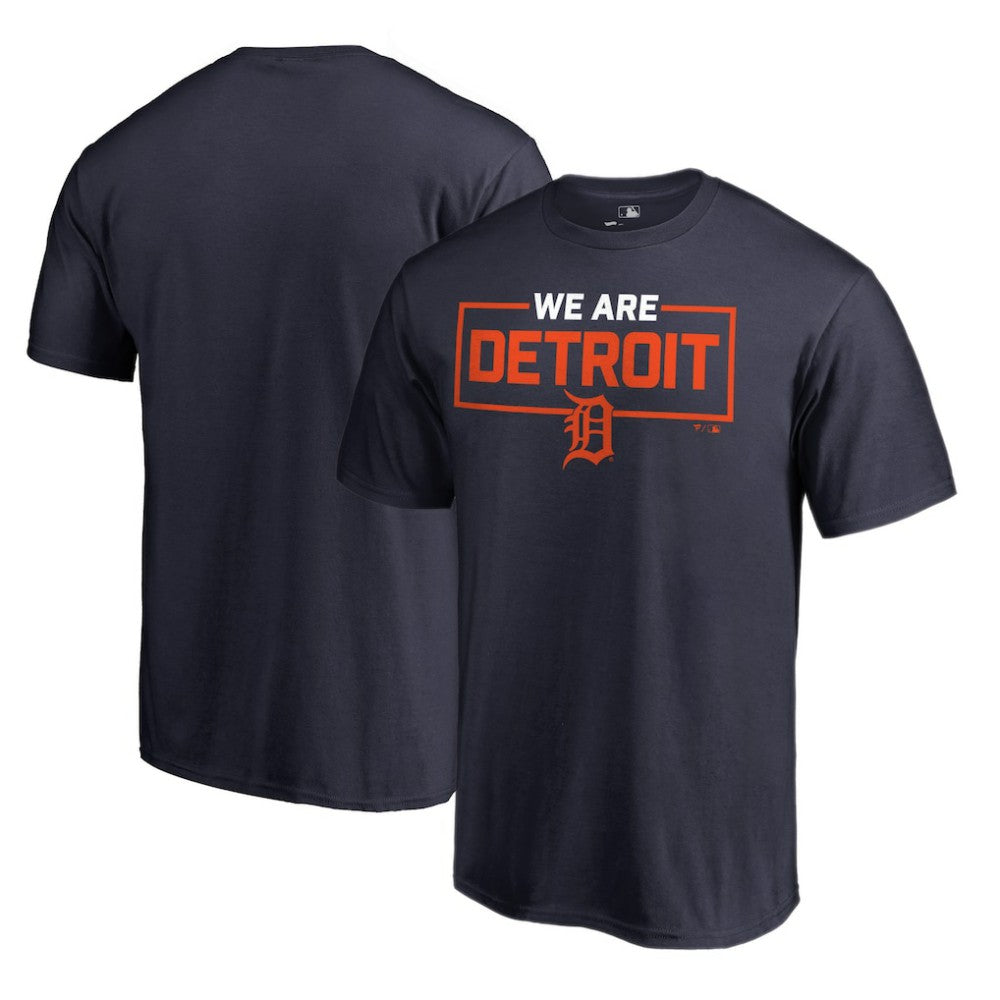 Detroit Tigers We Are Icon T-Shirt Navy