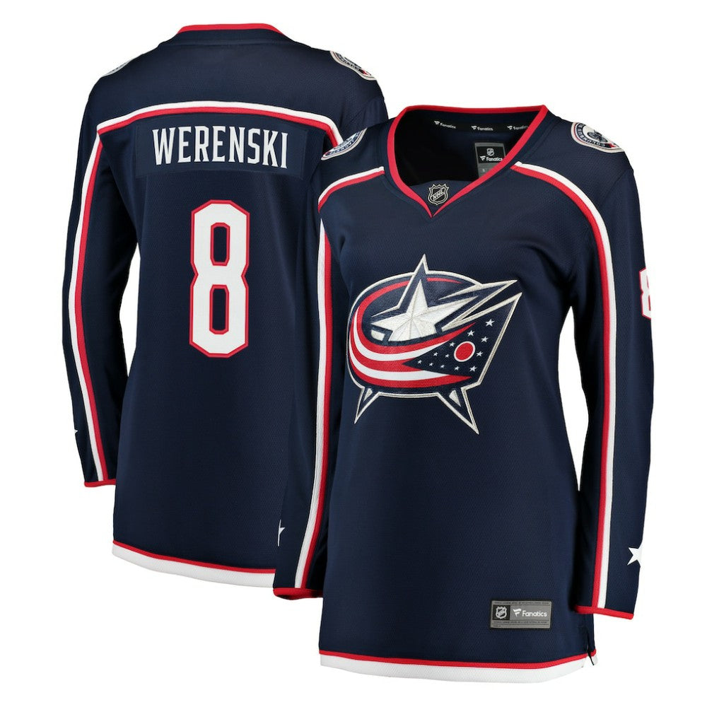 Zach Werenski Columbus Blue Jackets Fanatics Women's Breakaway Jersey - Navy Jerseys