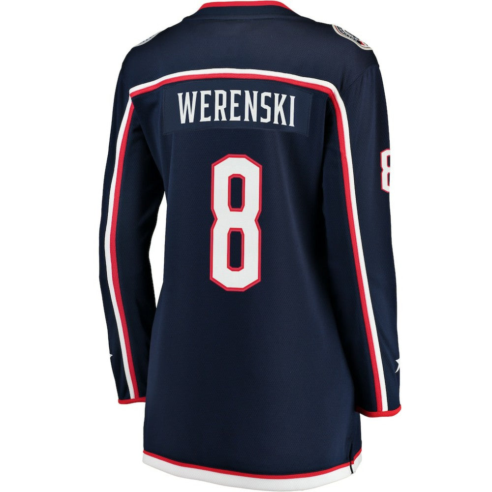Zach Werenski Columbus Blue Jackets Fanatics Women's Breakaway Jersey - Navy Jerseys