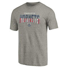 Charlotte Hornets Freedom Tri-Blend T-Shirt - Gray sale