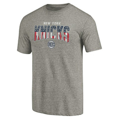 New York Knicks Freedom Tri-Blend T-Shirt - Gray outlet