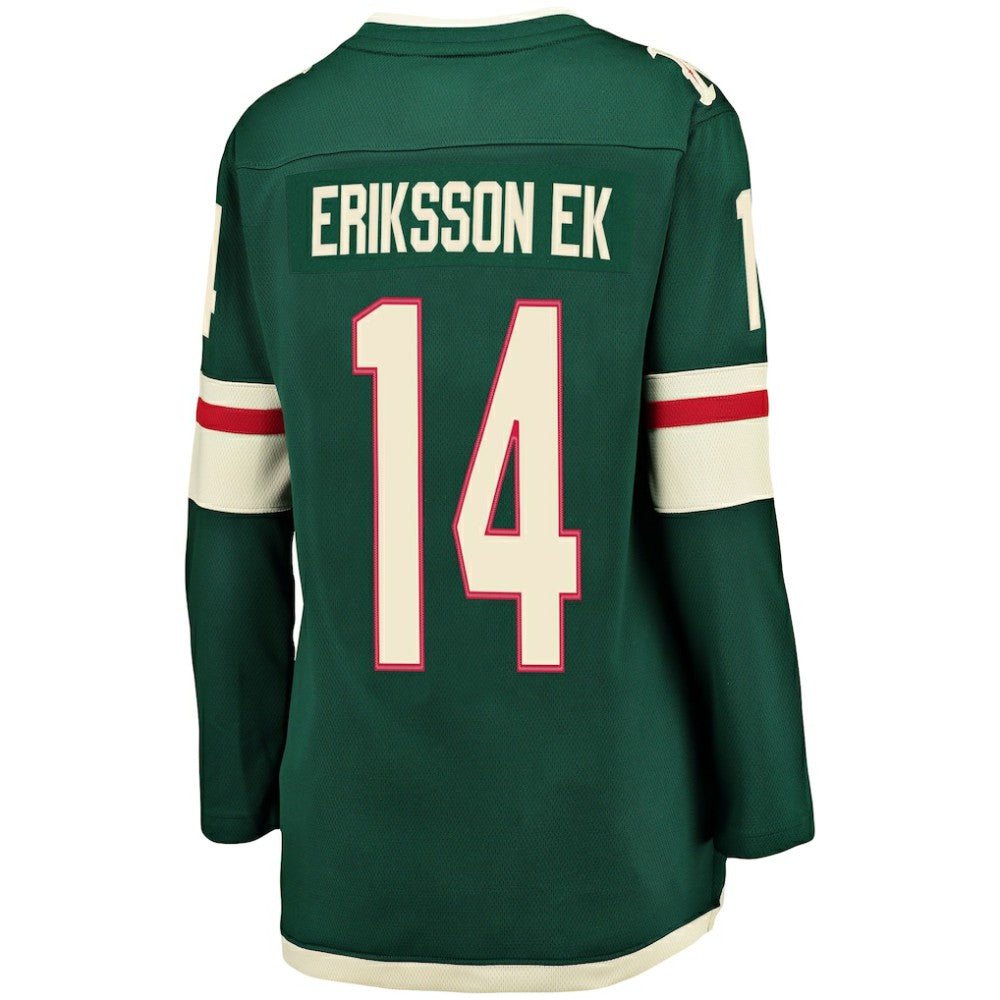 Joel Eriksson Ek Minnesota Wild Fanatics Women's Breakaway Player Jersey - Green Jerseys