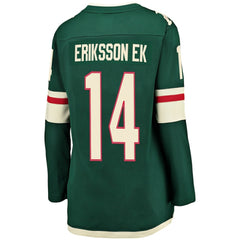 Joel Eriksson Ek Minnesota Wild Fanatics Women's Breakaway Player Jersey - Green Jerseys