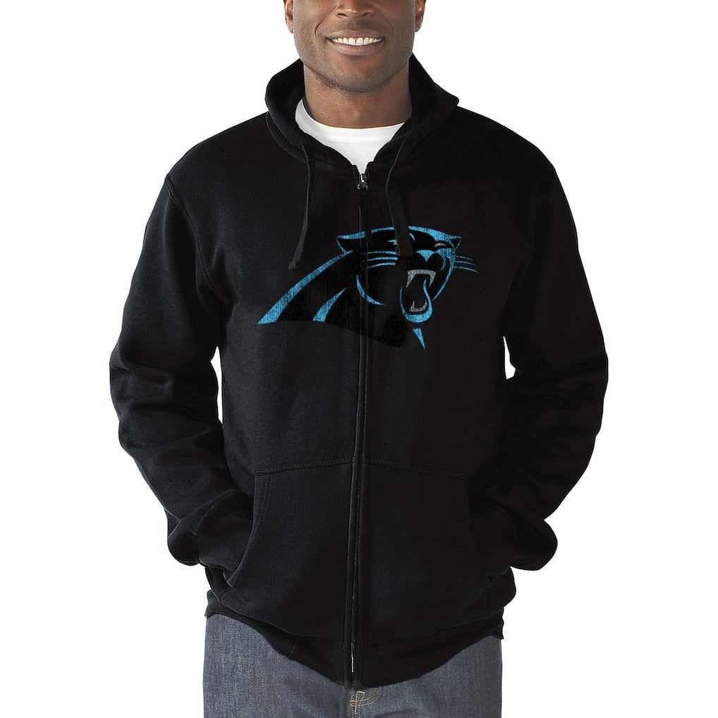 Carolina Panthers G-III Sports by Carl Banks Primary Logo Full-Zip Hoodie - Black for sale