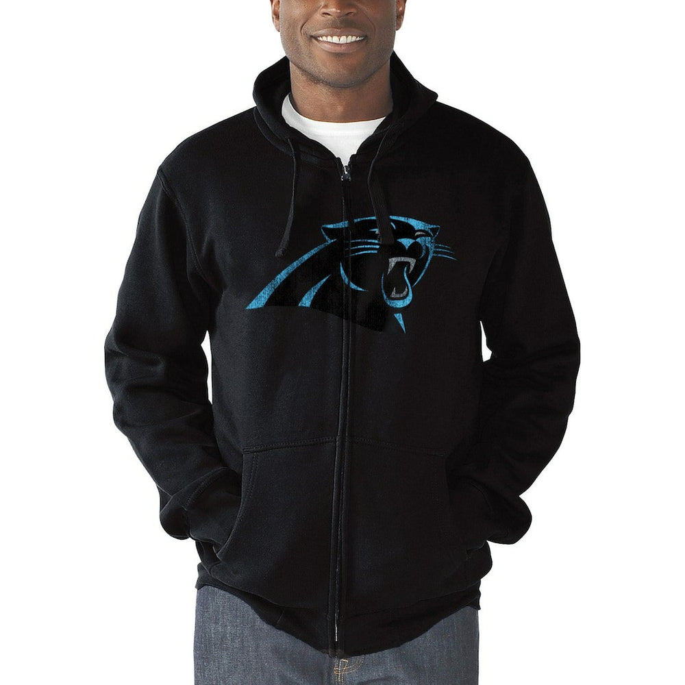 Carolina Panthers G-III Sports by Carl Banks Primary Logo Full-Zip Hoodie - Black for sale