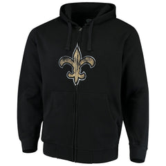 New Orleans Saints G-III Sports by Carl Banks Primary Logo Full-Zip Hoodie - Black online