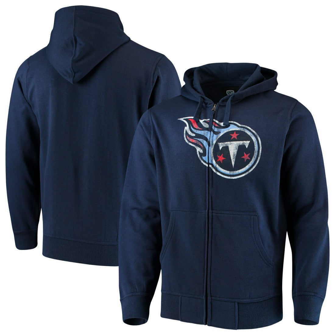 Tennessee Titans G-III Sports by Carl Banks Primary Logo Full-Zip Hoodie - Navy discount