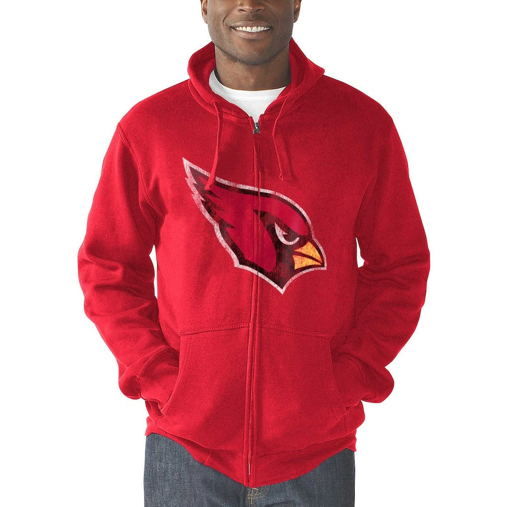 Arizona Cardinals G-III Sports by Carl Banks Primary Logo Full-Zip Hoodie - Cardinal sale