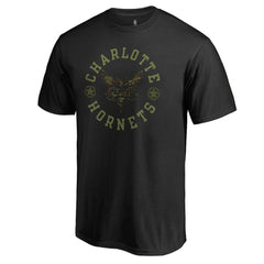 Charlotte Hornets Liberty T-Shirt - Black outlet