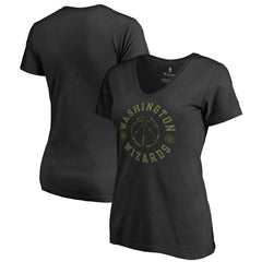 Washington Wizards Women's Liberty V-Neck T-Shirt - Black outlet