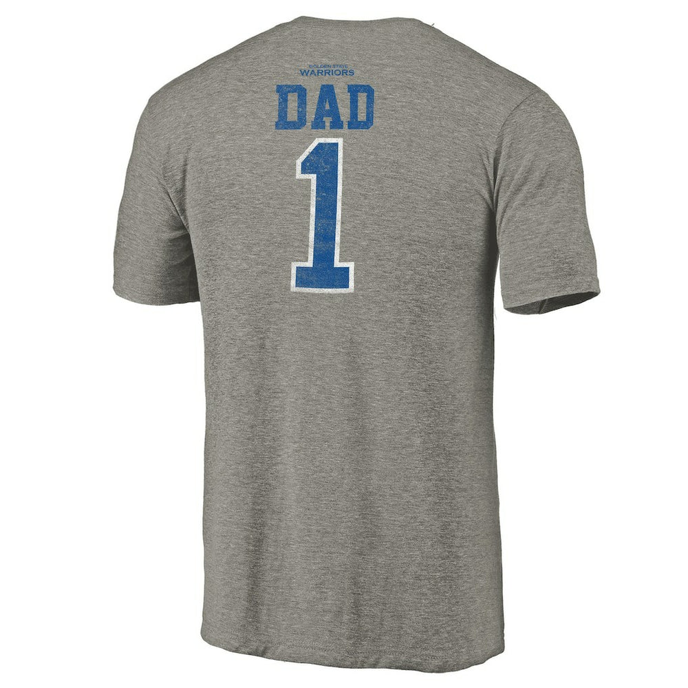 Golden State Warriors Greatest Dad Tri-Blend T-Shirt sale - Gray online