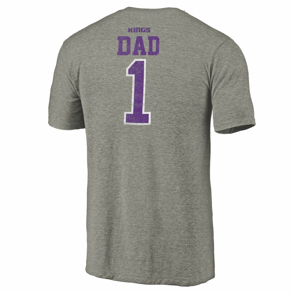 Sacramento Kings Greatest Dad Tri-Blend T-Shirt - Gray sale