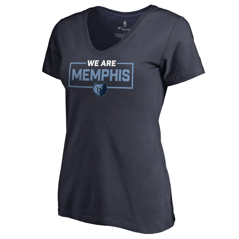 Memphis Grizzlies Women's We Are Iconic Collection V-Neck T-Shirt - Navy outlet