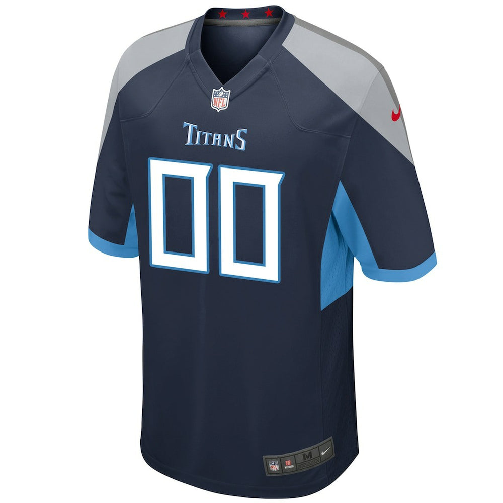 Tennessee Titans Youth Custom Game Jersey - Navy discount