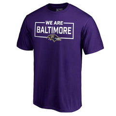 Baltimore Ravens We Are Icon T-Shirt - Purple cheap