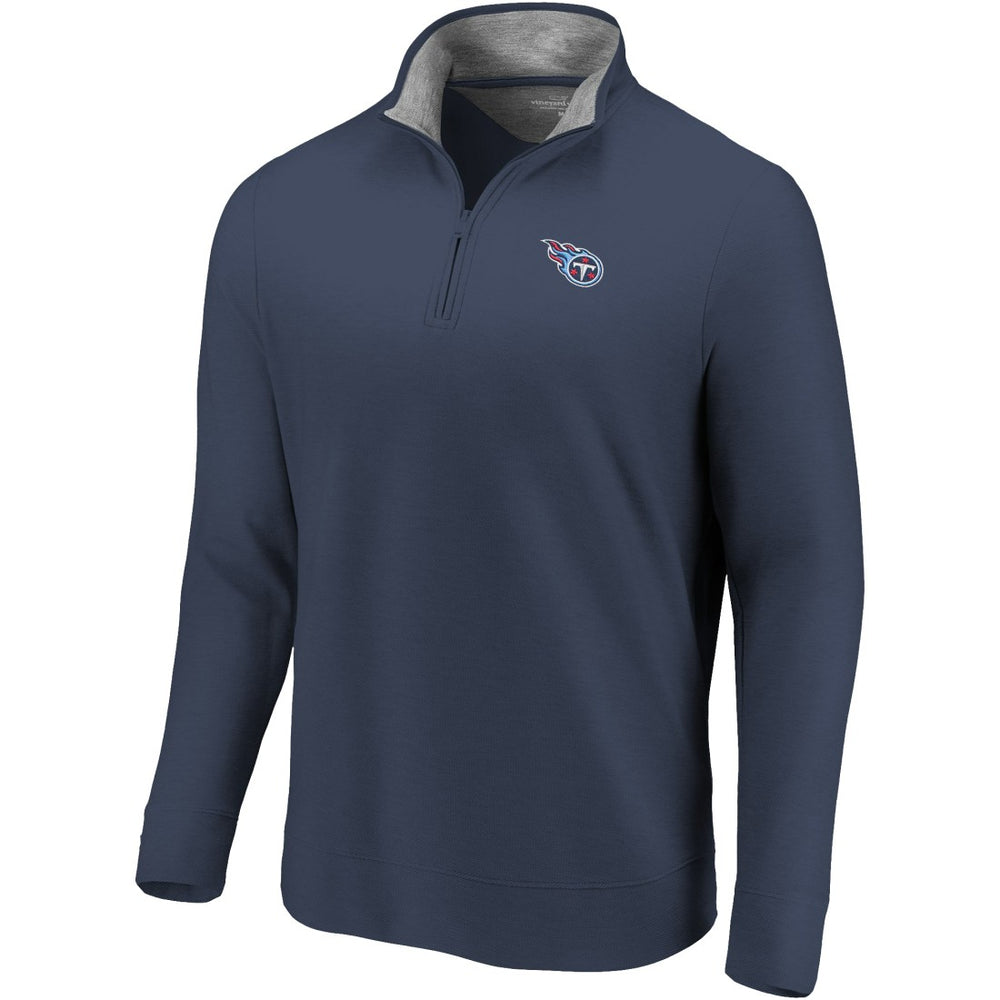 Tennessee Titans Vineyard Vines Saltwater Quarter-Zip Jacket - Navy for sale
