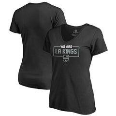 Los Angeles Kings Women's Iconic Collection V-Neck T-Shirt - Black T-shirts