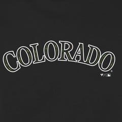 Colorado Rockies Armed Forces Wordmark T-Shirt Black