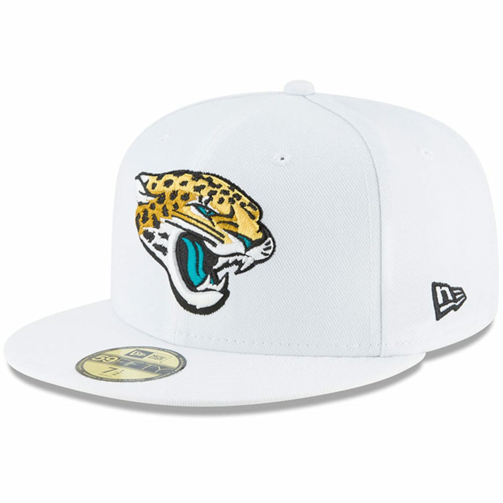 Jacksonville Jaguars New Era Omaha 59FIFTY Fitted Hat - White on sale