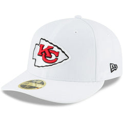 Kansas City Chiefs New Era Omaha Low Profile 59FIFTY Fitted Hat - White discount