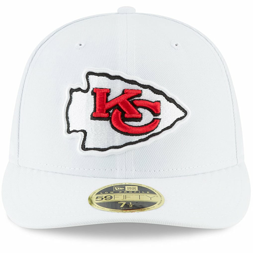 Kansas City Chiefs New Era Omaha Low Profile 59FIFTY Fitted Hat - White discount