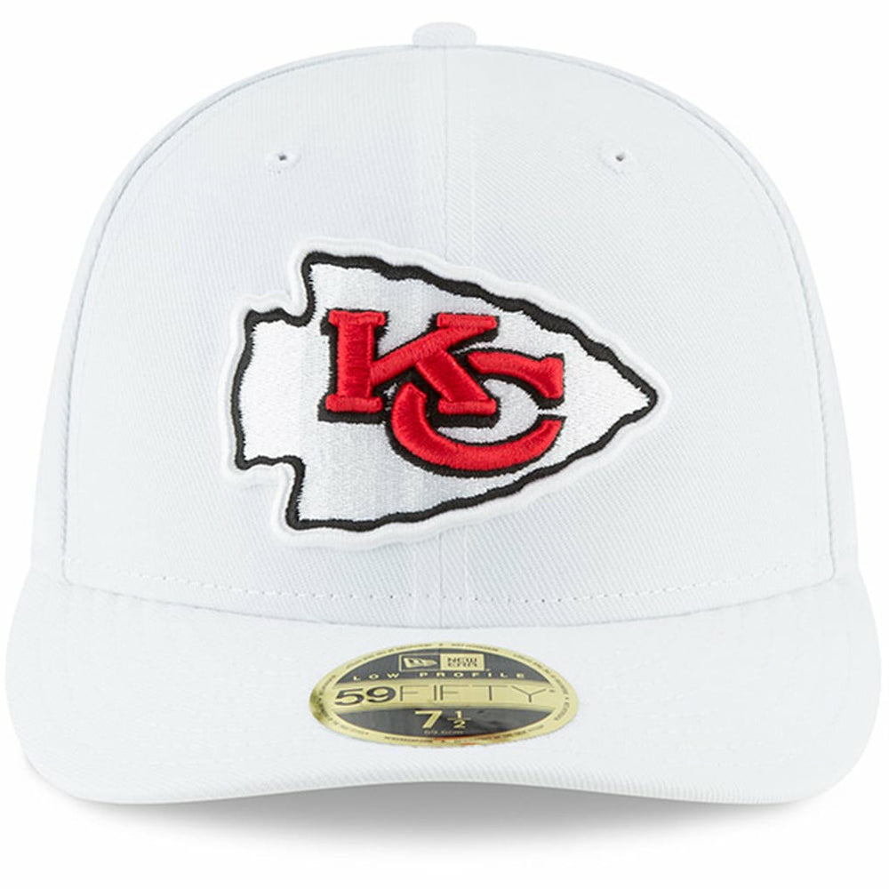 Kansas City Chiefs New Era Omaha Low Profile 59FIFTY Fitted Hat - White discount