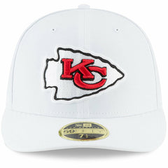 Kansas City Chiefs New Era Omaha Low Profile 59FIFTY Fitted Hat - White discount