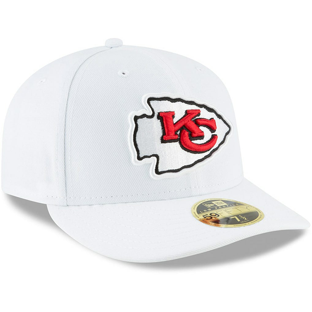 Kansas City Chiefs New Era Omaha Low Profile 59FIFTY Fitted Hat - White discount