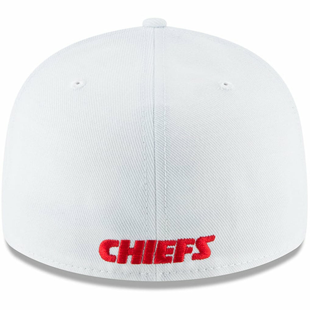 Kansas City Chiefs New Era Omaha Low Profile 59FIFTY Fitted Hat - White discount