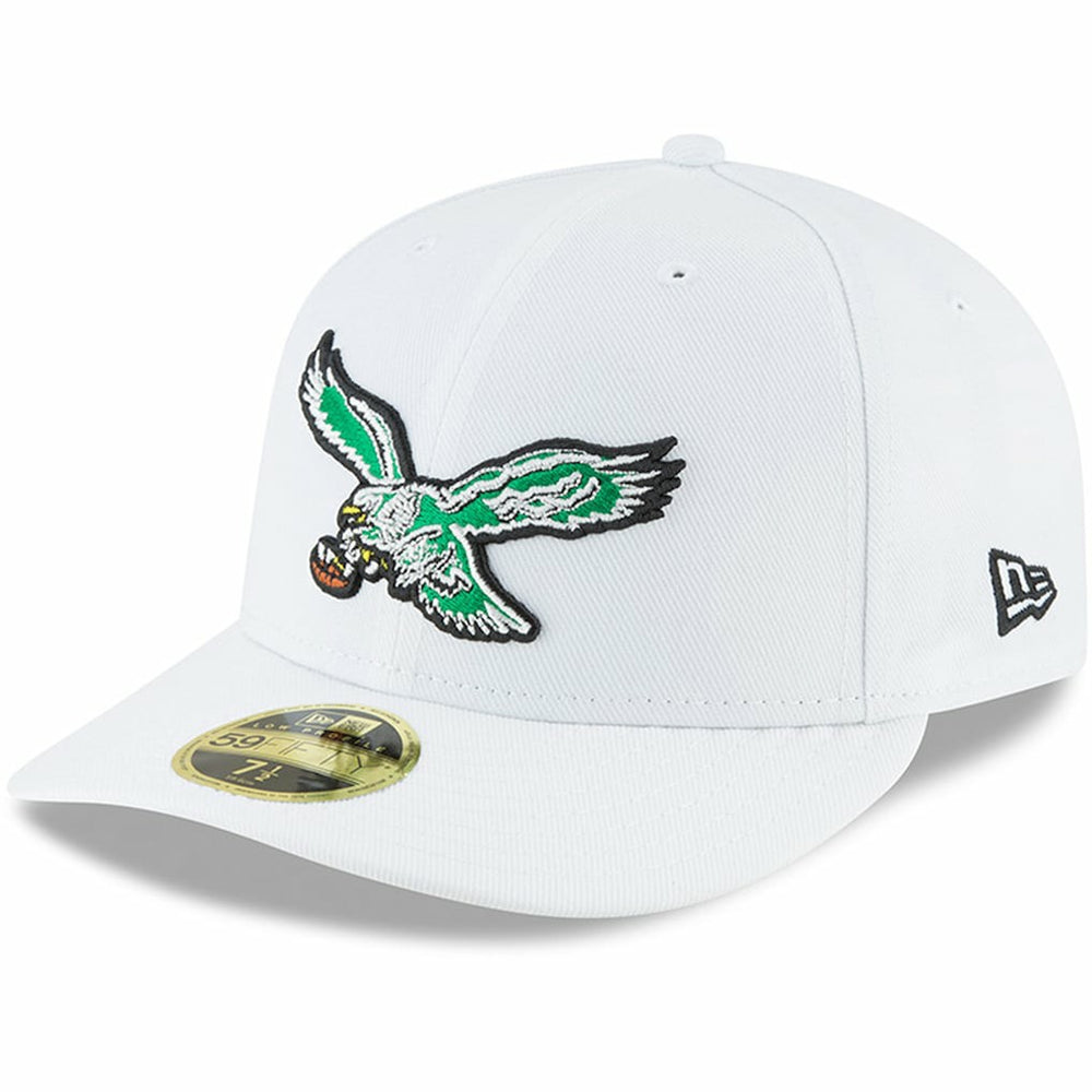 Philadelphia Eagles New Era Omaha Low Profile 59FIFTY Fitted Hat - White for sale