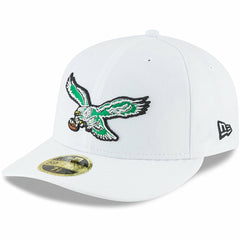 Philadelphia Eagles New Era Omaha Low Profile 59FIFTY Fitted Hat - White for sale