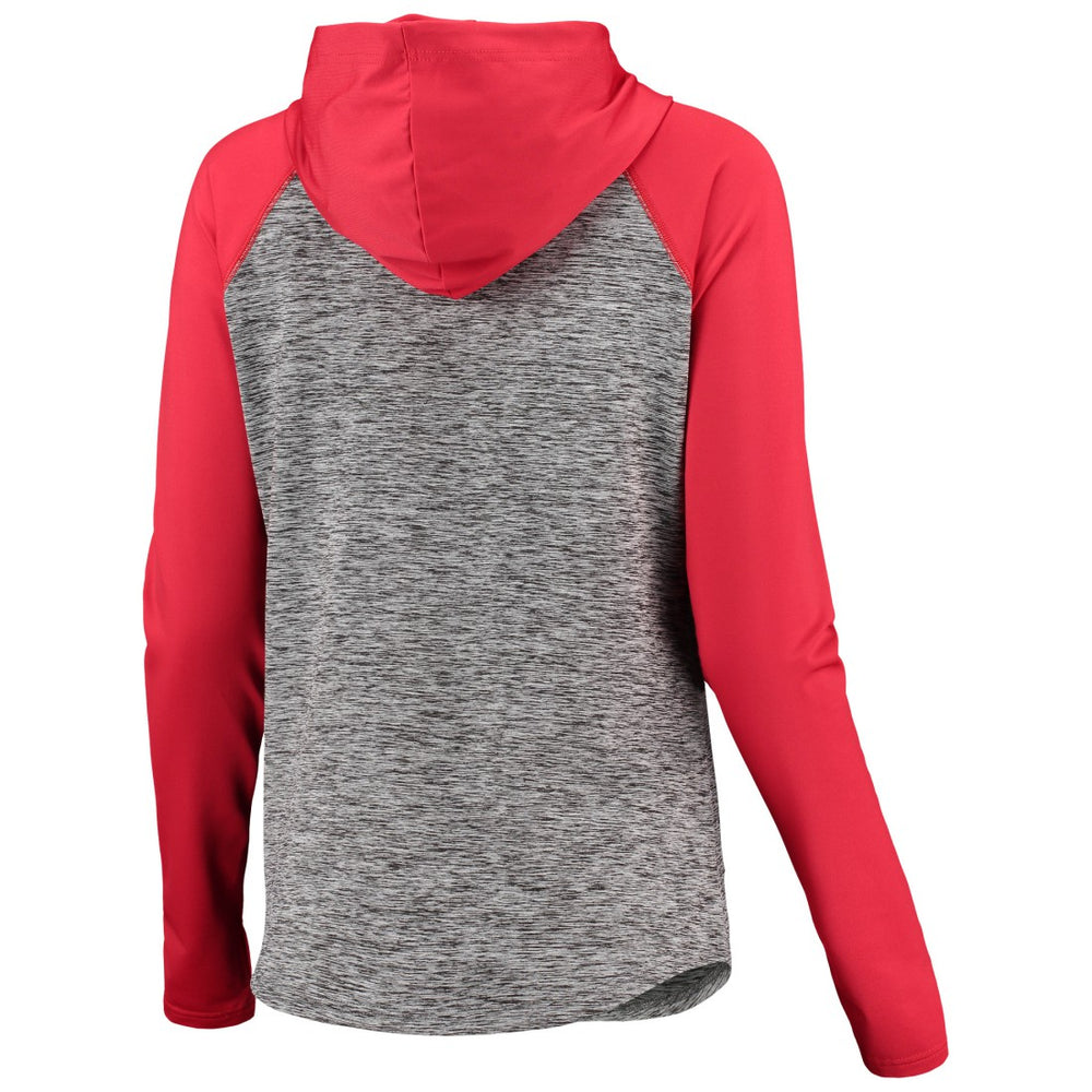 Tampa Bay Buccaneers G-III 4Her by Carl Banks Women's Championship Ring Pullover Hoodie - Heathered Gray/Red discount