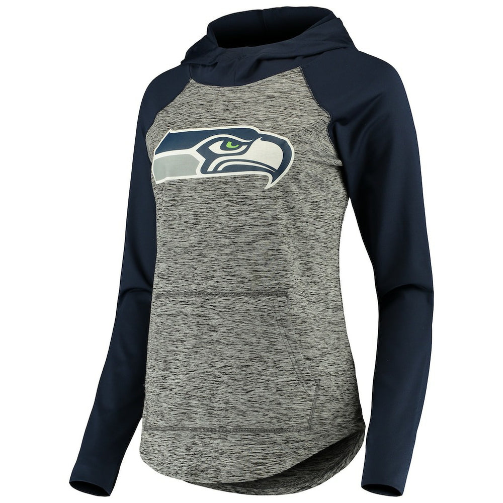 Seattle Seahawks G-III 4Her by Carl Banks Women's Championship Ring Pullover Hoodie - Heathered Gray/College Navy outlet