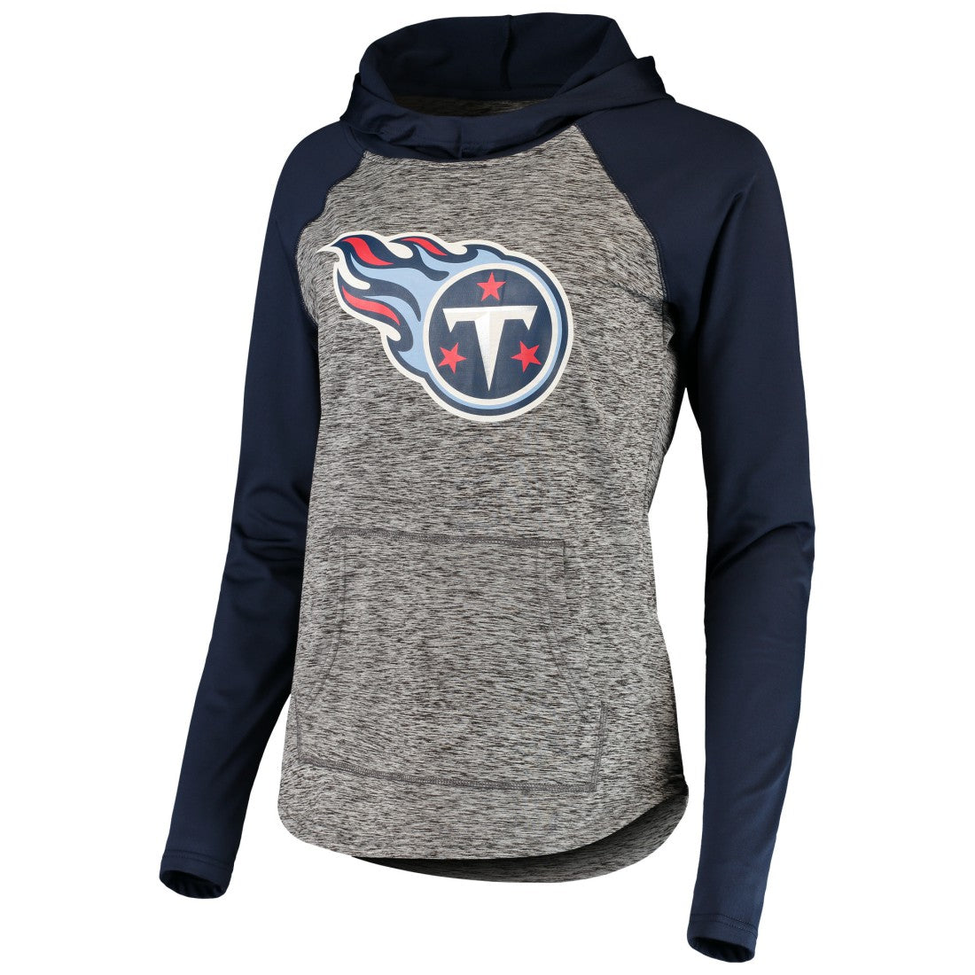 Tennessee Titans G-III 4Her by Carl Banks Women's Championship Ring Pullover Hoodie - Heathered Gray/Navy sale