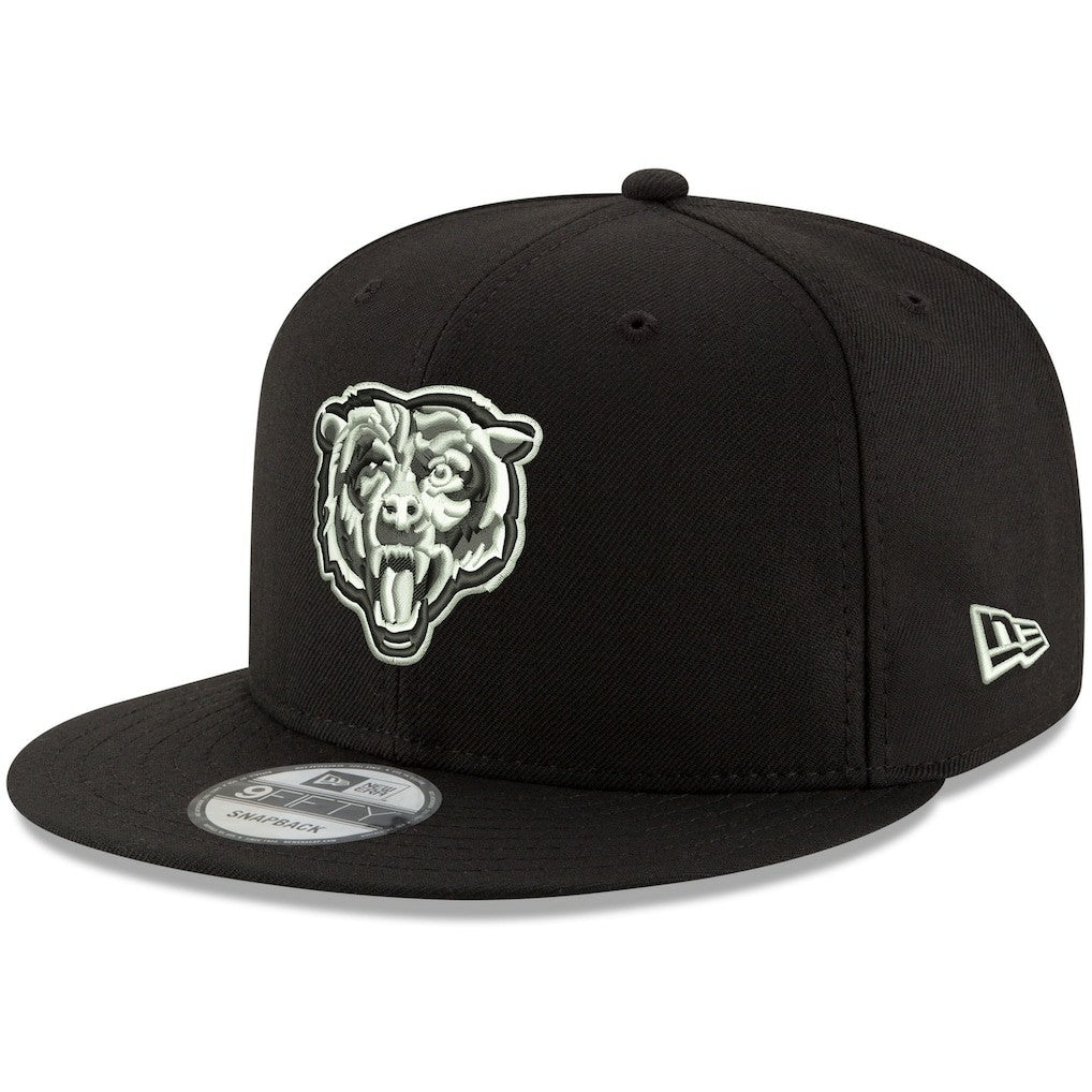 Chicago Bears New Era B-Dub 9FIFTY Adjustable Hat - Black outlet