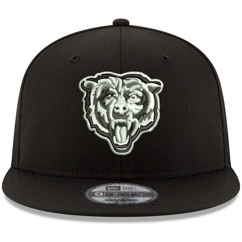 Chicago Bears New Era B-Dub 9FIFTY Adjustable Hat - Black outlet