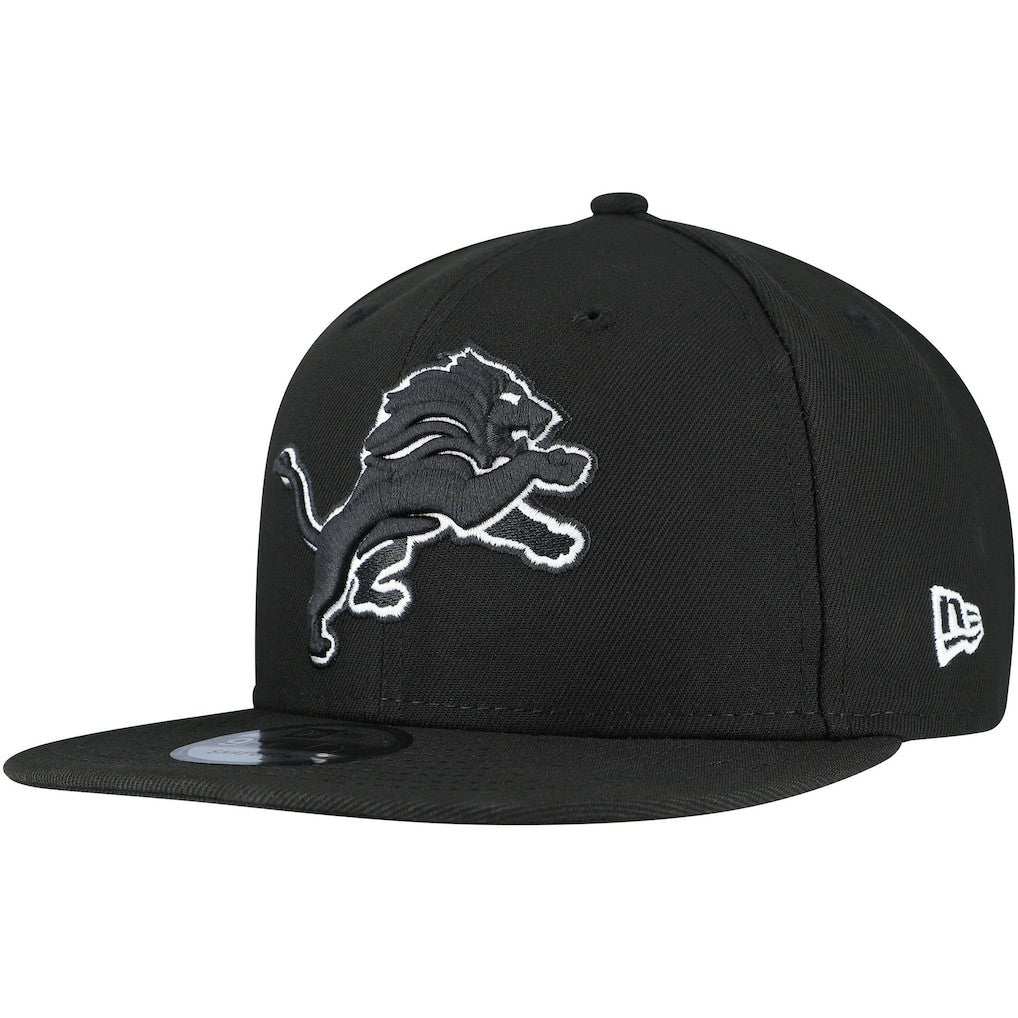 Detroit Lions New Era B-Dub 9FIFTY Adjustable Hat - Black discount