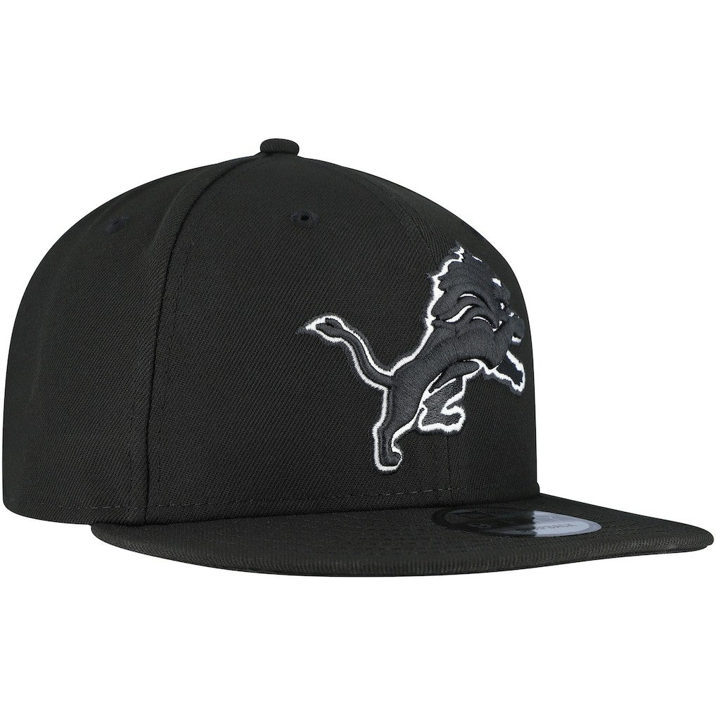 Detroit Lions New Era B-Dub 9FIFTY Adjustable Hat - Black discount