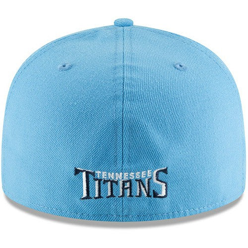 Tennessee Titans New Era Omaha 59FIFTY Fitted Hat - Light Blue for sale