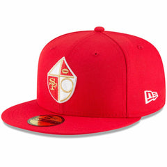 San Francisco 49ers New Era Omaha Throwback 59FIFTY Fitted Hat - Scarlet outlet