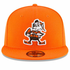 Cleveland Browns New Era Omaha Brownie The Elf Throwback 59FIFTY Fitted Hat - Orange discount
