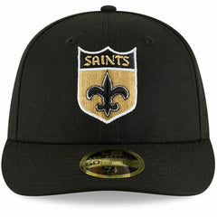 New Orleans Saints New Era Omaha Throwback Low Profile 59FIFTY Fitted Hat - Black on sale