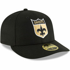 New Orleans Saints New Era Omaha Throwback Low Profile 59FIFTY Fitted Hat - Black on sale