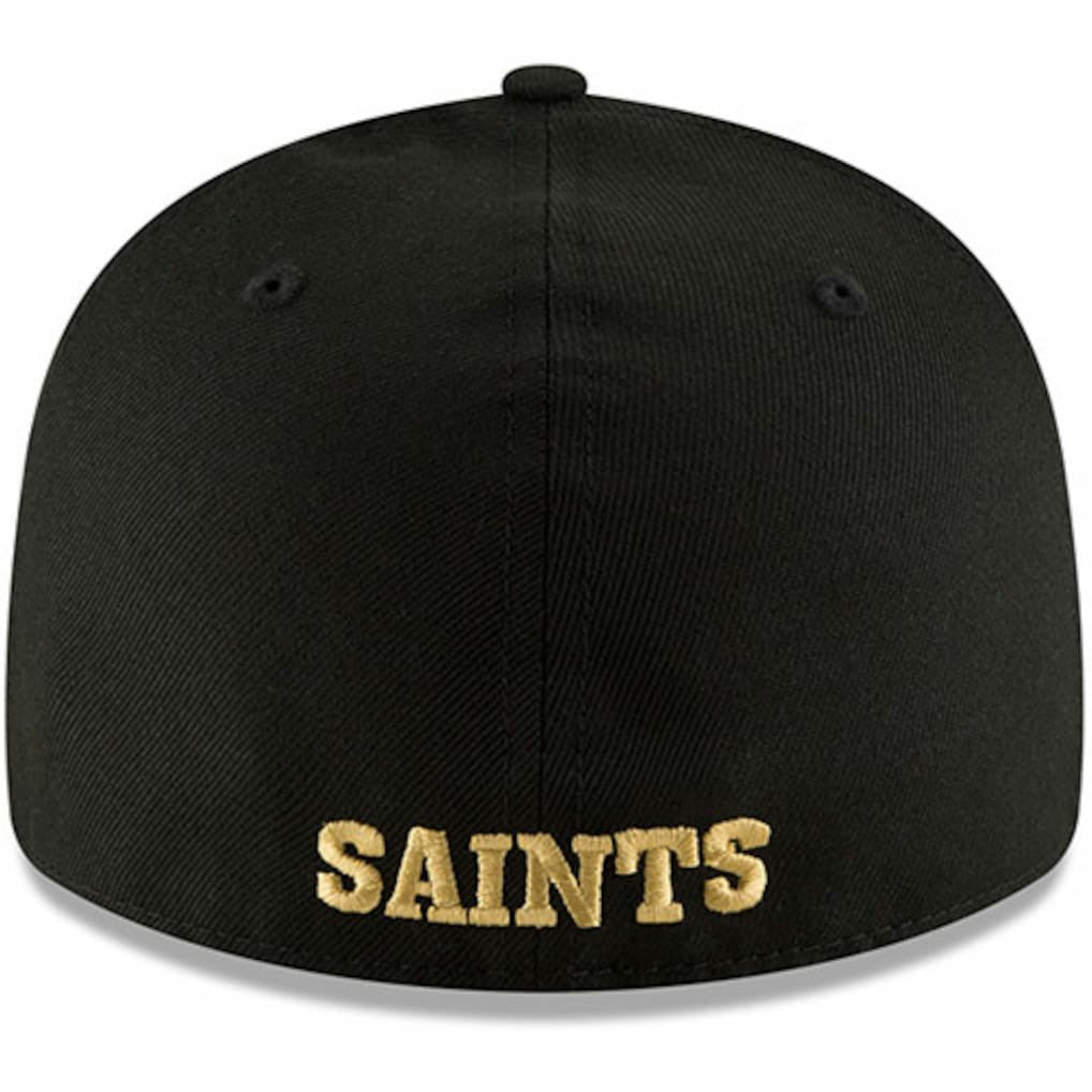 New Orleans Saints New Era Omaha Throwback Low Profile 59FIFTY Fitted Hat - Black on sale