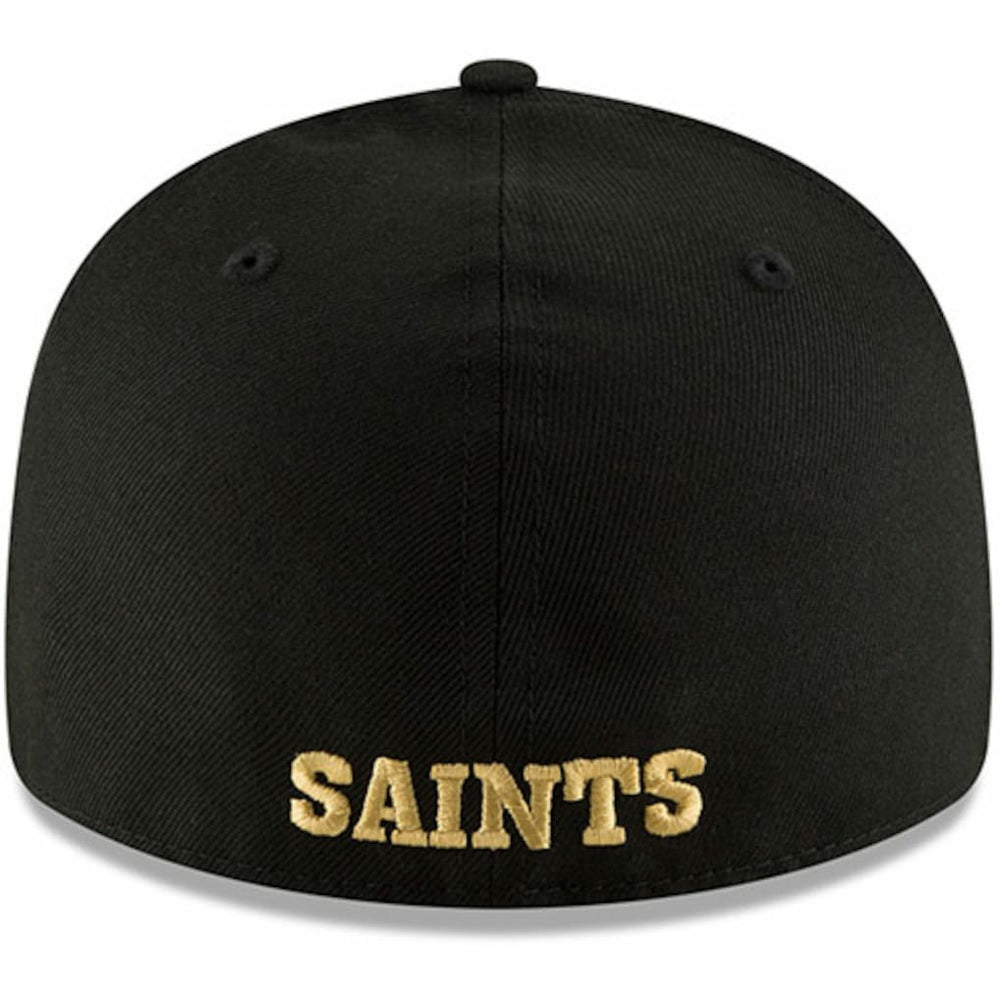 New Orleans Saints New Era Omaha Throwback Low Profile 59FIFTY Fitted Hat - Black on sale