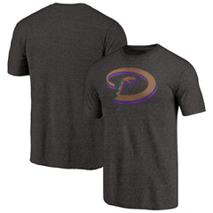Arizona Diamondbacks Cooperstown Collection Forbes Tri-Blend T-Shirt Heathered Black