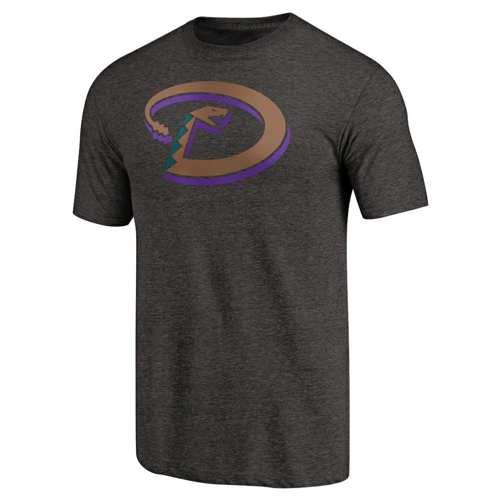 Arizona Diamondbacks Cooperstown Collection Forbes Tri-Blend T-Shirt Heathered Black